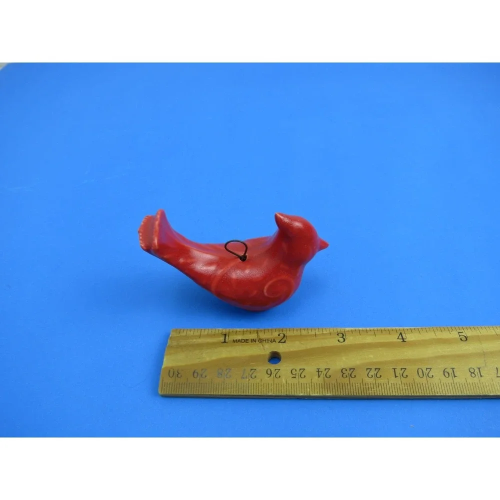 Rookwood Pottery 10071 Red Cardinal Christmas Ornament 2013